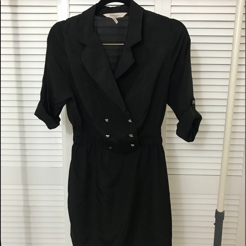 BCBGeneration Vintage black studded dress